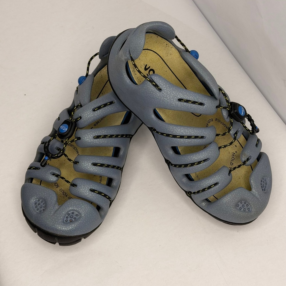 Mion Sandals Blue Grey Ergomorphic Custom Fit Water Shoes Mens 7 Womens 8.5‎